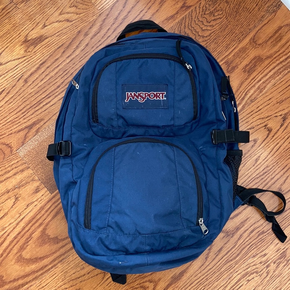 Dark Blue Jansport Backpack Gem